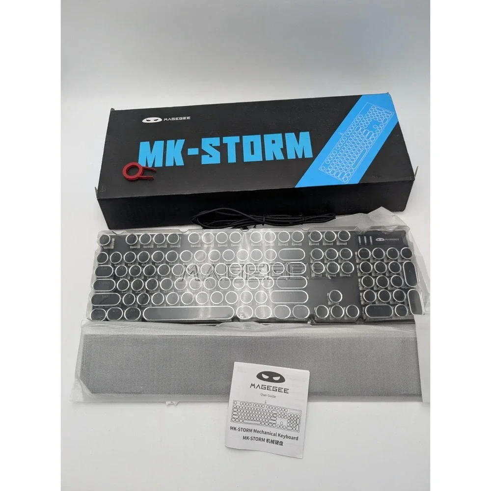 Magegee MK-STORM Mechanical RGB Gaming 104 Key  Keyboard- Retro Look - BLACK